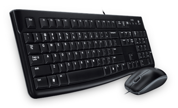 Duo - Kabelgebundene Tastatur und Maus von Logitech PRO