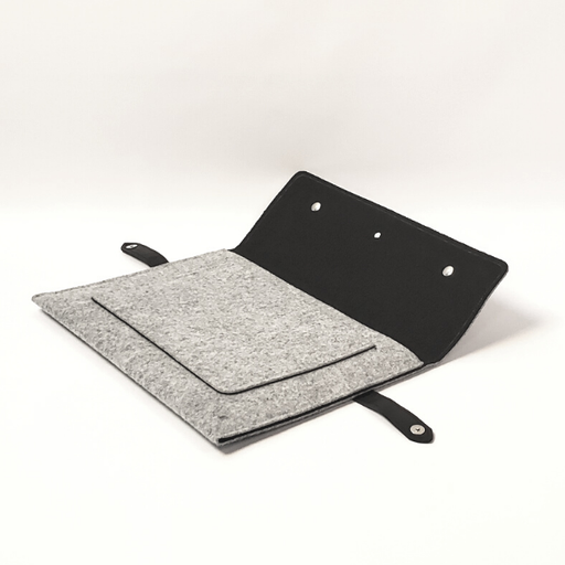 Pochette PRO pour PC 13''-14'' made in France en feutrine upcyclée