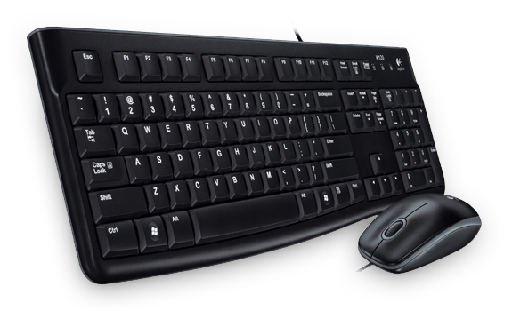 Duo - Kabelgebundene Tastatur und Maus von Logitech PRO