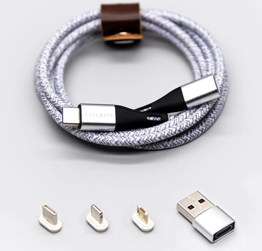Câble supplémentaire de chargement USB-C Syllucid PRO - Type 'multi-embouts'